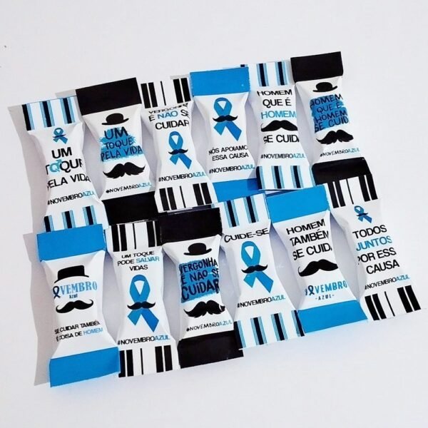 Kit 5 - Balinhas Novembro Azul - Imagem 1