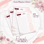 Capas Alfabeto Floral Bordô - Imagem 12
