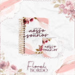 Capas Alfabeto Floral Bordô - Imagem 7