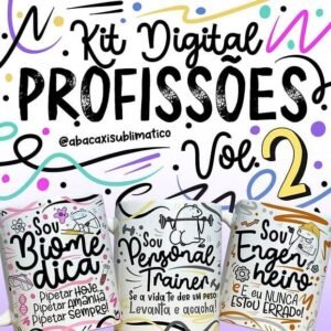 Estampas Canecas - Flork Profissoes Vol 2