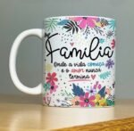 LANÇAMENTO - Família Vol.1 - Estampas Canecas (Abacaxi Sublimatico) - Imagem 12