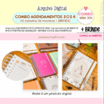 COMBO Agendamentos Datados 2024 + Brindes