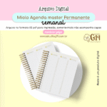Combo Agendas Permanentes A5 | Master Semanal (Estúdio G19) - Imagem 10