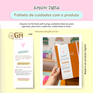 Folheto Cuidados (Estúdio G19)