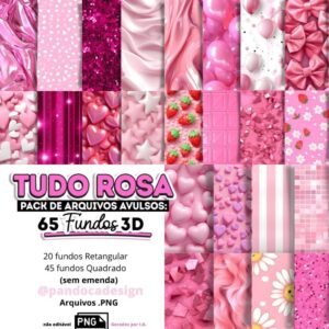 Kit TUDO ROSA – Fundos