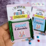 Cartão com adesivo para TALENTO Páscoa