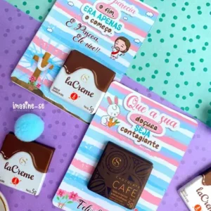 Cartão para chocolate tablet cacau show