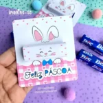 Cartão com adesivo para BIS Páscoa