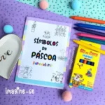 Livrinho de colorir Símbolos da Páscoa