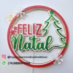 Kit 12 Topos de Bolo Natalinos - Imagem 13