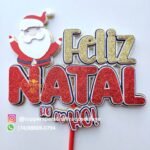Kit 12 Topos de Bolo Natalinos - Imagem 2