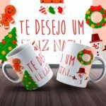 Combo 60 artes Canecas Natalinas - Imagem 28