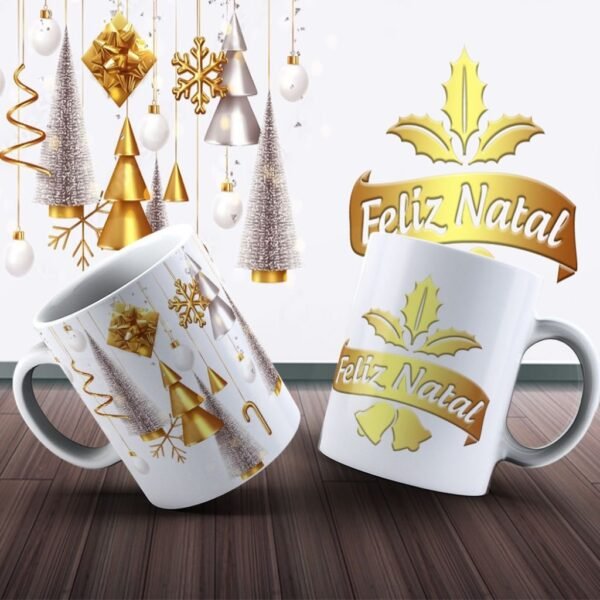Combo 60 artes Canecas Natalinas - Imagem 32