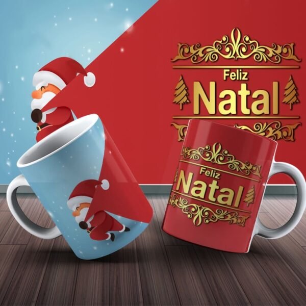 Combo 60 artes Canecas Natalinas - Imagem 36