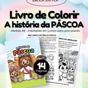 Livrinho de Colorir - A história da Páscoa