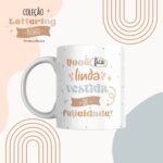 Lettering Boho - Artes Canecas + Frases Soltas (Caneca Criativa)