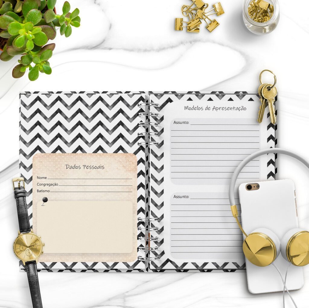 Caderno de Testemunhos por Telefone Masculino - Imagem 4