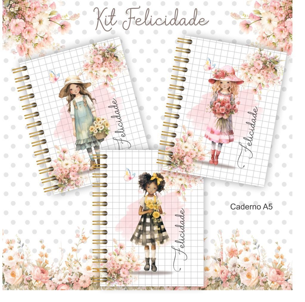 mockup-5-2-1.jpg Kit Felicidade 1 - Bloco | Caderno | Capas  (Clube da Crys) - Imagem 3