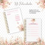 Kit Felicidade 1 - Bloco | Caderno | Capas  (Clube da Crys) - Imagem 5