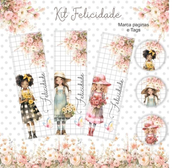 Kit Felicidade 1 - Bloco | Caderno | Capas  (Clube da Crys) - Imagem 6