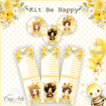 Kit Be Happy - Blocos | Capas | Canecas Rosqueaveis (Clube da Crys) - Imagem 3
