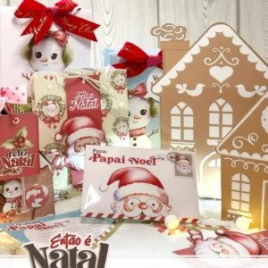 Então é Natal - Combo Natalino - Sacola + Casa + Brinde (Tita)
