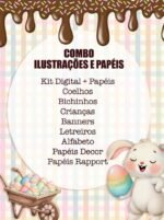 Páscoa 2025 - Combo Ilustrações e Papéis (Tita)