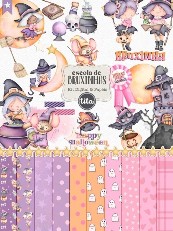 Halloween 2023 - Escola de Bruxinhas (Tita) - Imagem 1