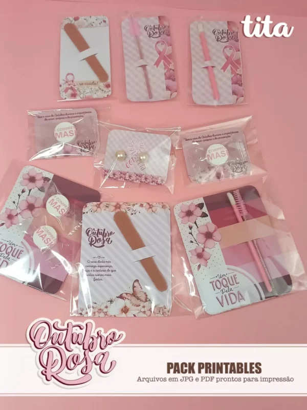 Outubro Rosa - Pack Printables (Tita) - Imagem 13