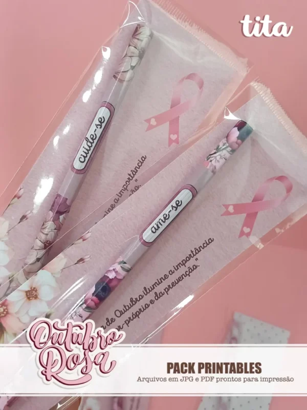 Outubro Rosa - Pack Printables (Tita) - Imagem 6