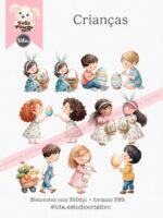 Páscoa 2025 - Combo Ilustrações e Papéis (Tita) - Imagem 7