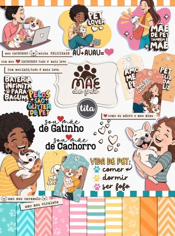 Mãe de Pet - Combão Ilustrações + Kit Encadernação (Tita) - Imagem 14