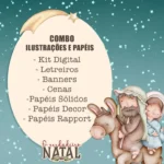 O Verdadeiro Natal - Combo de Ilustrações e Papéis (Tita)