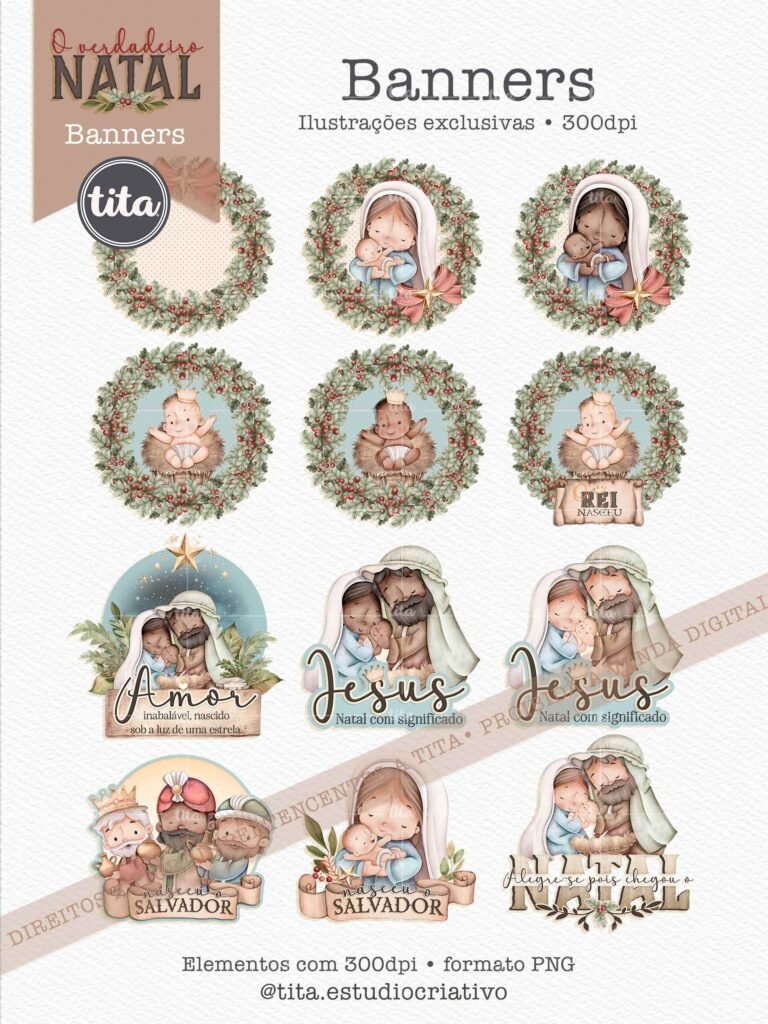 preview_natividade23_banners-scaled-2.jpg O Verdadeiro Natal - Combo de Ilustrações e Papéis (Tita) - Imagem 11