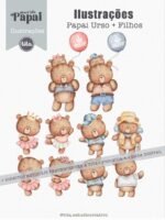 Querido Papai - Combo Ilustrações e Papéis - Imagem 5