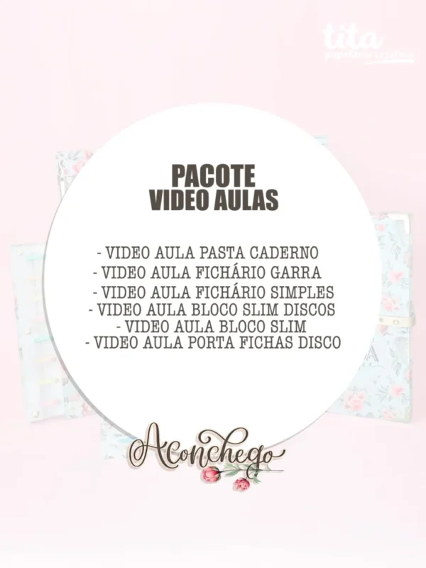 Aconchego - Video Aula Pacote Especial Encadernação (Tita) - Imagem 1