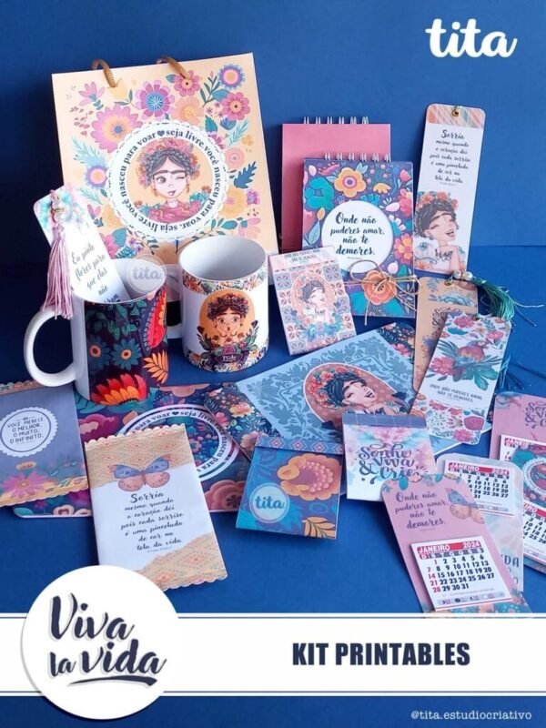 Viva La Vida - Kit Printables - Imagem 1
