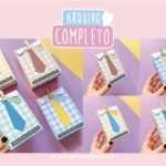 Caixinha gravata | Dia dos Pais (Tudo Para Papelaria)