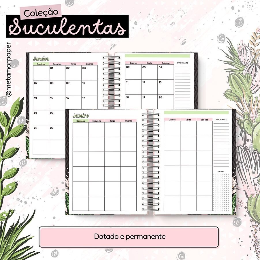 suculentas5-1.jpg Coleção Suculentas - Agendas | Planners (Metamorpaper) - Imagem 5