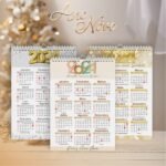 Pacote de Artes Calendários A4 - Ano Novo 2024 V23 (Vintage) - Imagem 13