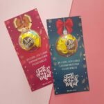 Cartão com Bombom Bola de Natal (Bella Ideia)