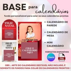Molde Base para Calendários