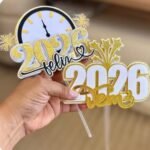 Feliz 2026 | Vem 2026 - 2 Topos de Bolo