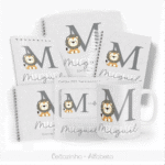 Leãozinho Alfabeto - Kit Maternidade