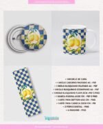 Coleção Limão Siciliano Aquarela - Kit de Encadernação - Imagem 4