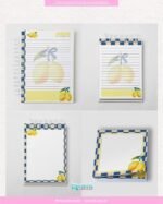 Coleção Limão Siciliano Aquarela - Kit de Encadernação - Imagem 3