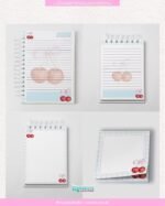 Coleção Cerejinhas Aquarela - Kit de Encadernação - Imagem 5