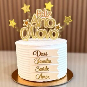 Feliz Ano Novo - Topo de Bolo