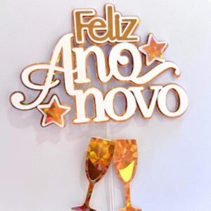 Feliz Ano Novo - Topo de Bolo