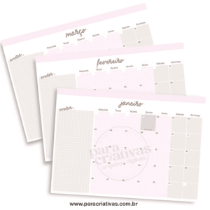 Calendário Anual 2026 - Folha Mensal